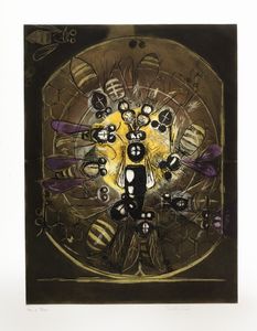Graham Sutherland : Bees suite  - Asta Grafica internazionale e multipli d'autore - Associazione Nazionale - Case d'Asta italiane