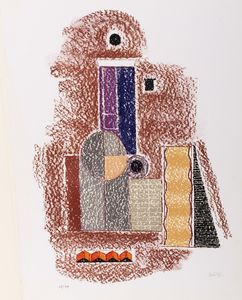 MARIO TOZZI : Composizioni  - Asta Grafica internazionale e multipli d'autore - Associazione Nazionale - Case d'Asta italiane