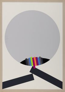 EUGENIO CARMI - Tondo grigio