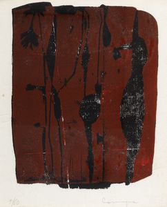 Pietro Consagra - Composizione rossa