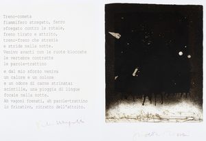 Giosetta Fioroni - Treno - Cometa