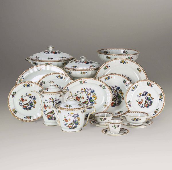 Raro servizio da tavola<BR>Francia, Limoges, Manifattura L. Bernardaud & Co, seconda met del XX secolo  - Asta L'art de la table - Associazione Nazionale - Case d'Asta italiane