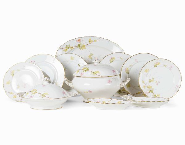 Servizio da tavola<BR>Doccia, Manifattura Ginori, XX secolo  - Asta L'art de la table - Associazione Nazionale - Case d'Asta italiane