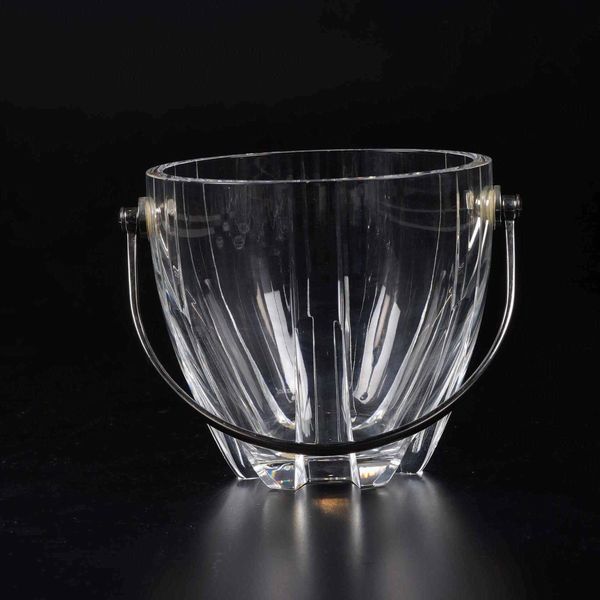 Secchiello portaghiaccio Neptune<BR>Francia, Manifattura Baccarat, 1988-1993  - Asta L'art de la table - Associazione Nazionale - Case d'Asta italiane