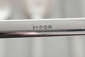 Servizio di posate in argento 925. Argenteria milanese del XX secolo. Argentiere San Lorenzo, designer Antonio Piva  - Asta L'art de la table - Associazione Nazionale - Case d'Asta italiane