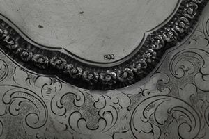 Centrotavola in argento fuso e cesellato. Argenteria artistica italiana della prima met del XX secolo  - Asta L'art de la table - Associazione Nazionale - Case d'Asta italiane