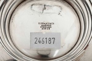 Due ciotole in argento 925. Tiffany & Co. Usa prima met XX secolo  - Asta L'art de la table - Associazione Nazionale - Case d'Asta italiane