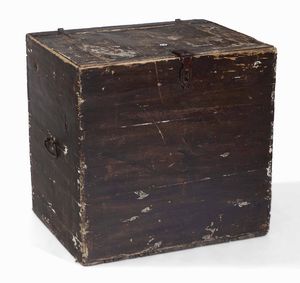 Importante centrotavola neoclassico in legno dorato, carta e vetro dipinti. Italia XVIII-XIX secolo  - Asta L'art de la table - Associazione Nazionale - Case d'Asta italiane