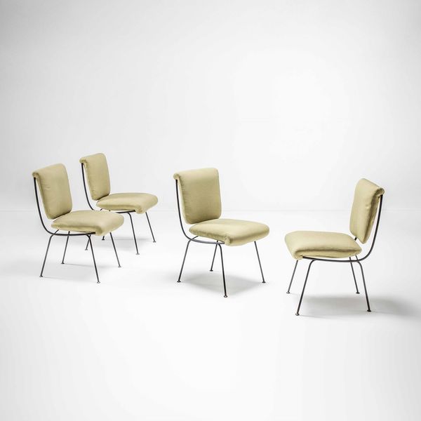GASTONE RINALDI : Quattro poltroncine mod. DU24  - Asta Fine design - Associazione Nazionale - Case d'Asta italiane