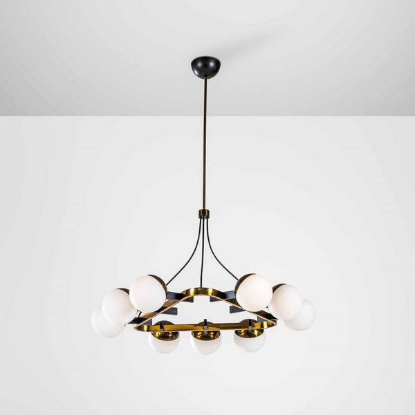 STILNOVO : Lampada a sospensione  - Asta Fine design - Associazione Nazionale - Case d'Asta italiane