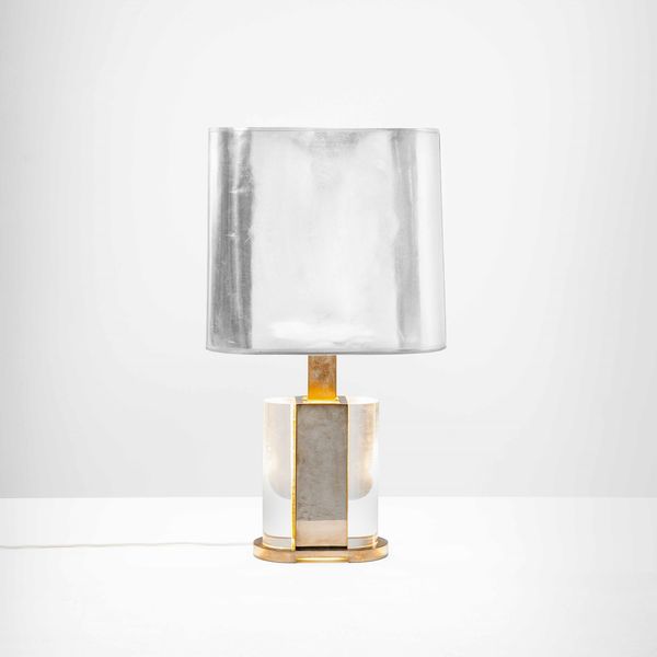 Gabriella Crespi : Lampada da tavolo mod. Bauletto  - Asta Fine design - Associazione Nazionale - Case d'Asta italiane