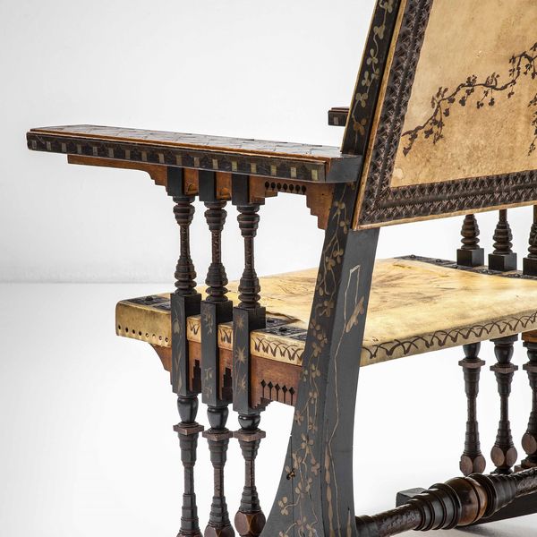 CARLO BUGATTI : Poltrona  - Asta Fine design - Associazione Nazionale - Case d'Asta italiane