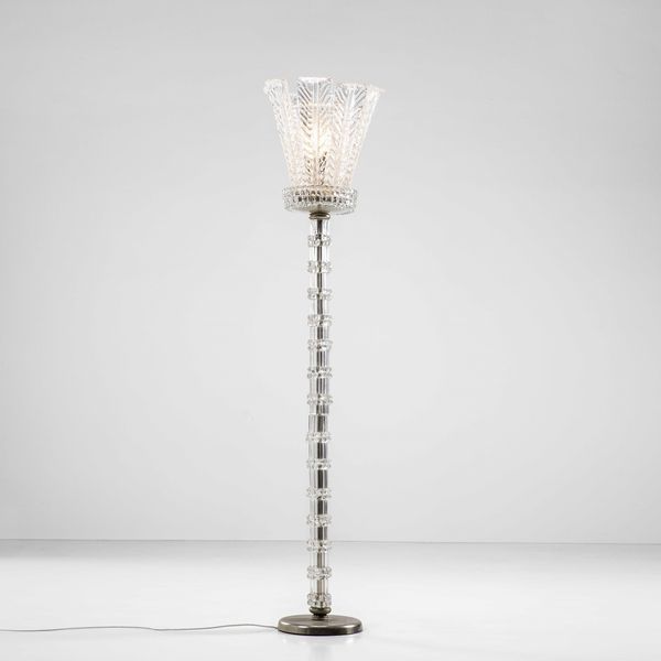 Barovier & Toso : Lampada da terra  - Asta Fine design - Associazione Nazionale - Case d'Asta italiane