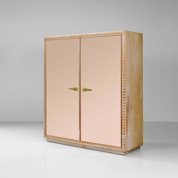 OSVALDO BORSANI : Armadio a due ante  - Asta Fine design - Associazione Nazionale - Case d'Asta italiane