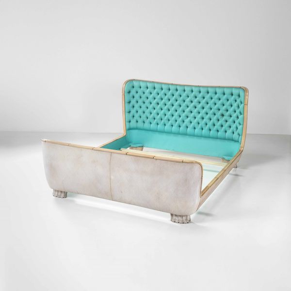 OSVALDO BORSANI : Letto matrimoniale  - Asta Fine design - Associazione Nazionale - Case d'Asta italiane