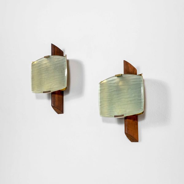 MAX INGRAND : Due appliques mod. 2272  - Asta Fine design - Associazione Nazionale - Case d'Asta italiane