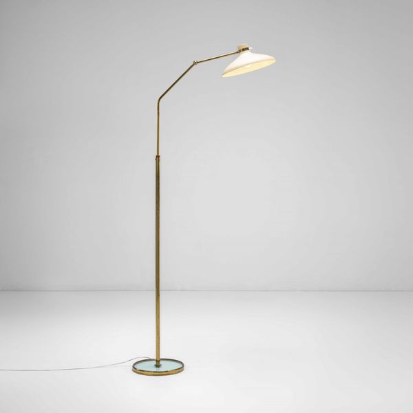 GIO PONTI : Lampada da terra estensibile orientabile mod. 1967  - Asta Fine design - Associazione Nazionale - Case d'Asta italiane