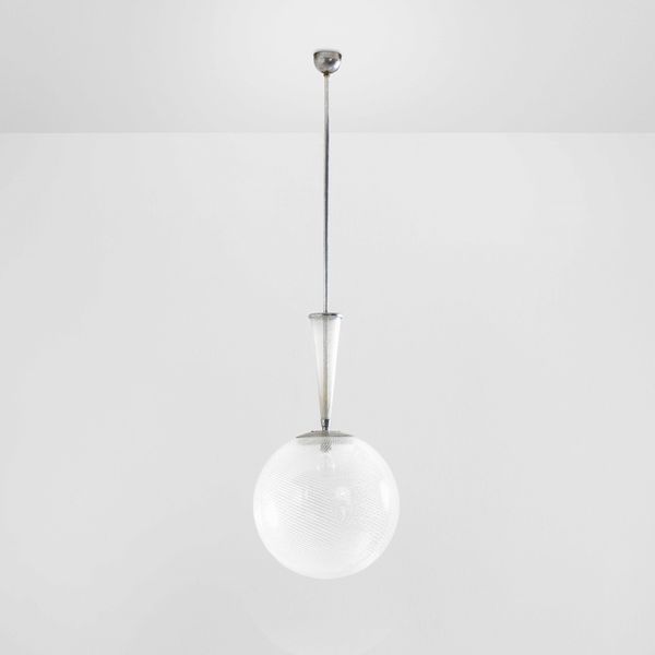 Carlo Scarpa : Lampada a sospensione mod. 5417  - Asta Fine design - Associazione Nazionale - Case d'Asta italiane
