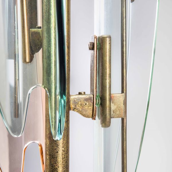 MAX INGRAND : Lampada da terra mod. Dahlia  - Asta Fine design - Associazione Nazionale - Case d'Asta italiane