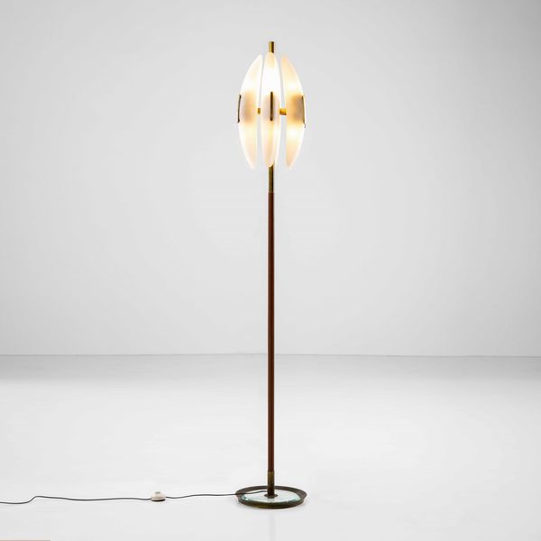 MAX INGRAND : Lampada da terra  - Asta Fine design - Associazione Nazionale - Case d'Asta italiane