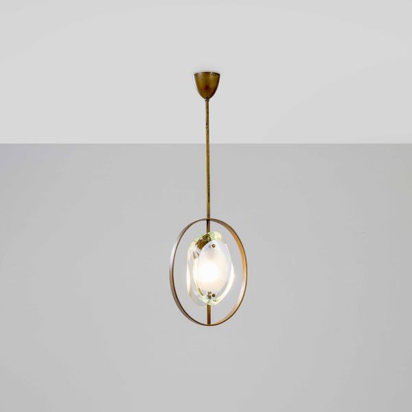 MAX INGRAND : Lampada a sospensione mod. 1933  - Asta Fine design - Associazione Nazionale - Case d'Asta italiane
