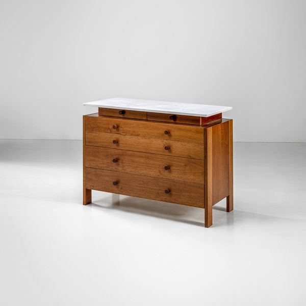 ETTORE SOTTSASS : Mobile mod. CS 108 Galassia  - Asta Fine design - Associazione Nazionale - Case d'Asta italiane