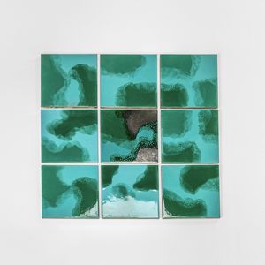 FAUSTO MELOTTI - Set di cinquantuno piastrelle