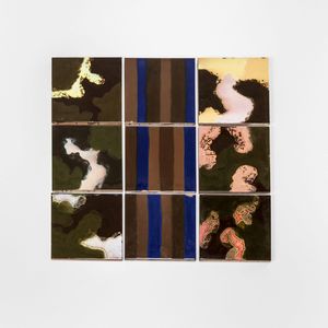 FAUSTO MELOTTI - Set di nove piastrelle