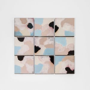 FAUSTO MELOTTI - Set di trentaquattro piastrelle