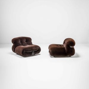 AFRA E TOBIA SCARPA - Due poltrone mod. Soriana