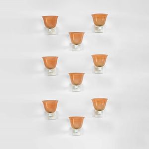 LUDOVICO DIAZ DE SANTILLANA - Nove appliques mod. 845.03