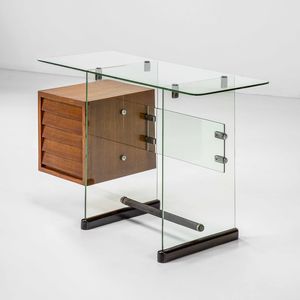 GIO PONTI - Scrivania degli uffici Vetrocoke