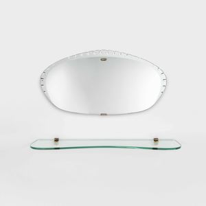 MAX INGRAND - Specchiera in vetro con consolle<BR>