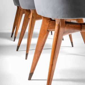 MELCHIORRE BEGA : Dieci sedie  - Asta Fine design - Associazione Nazionale - Case d'Asta italiane