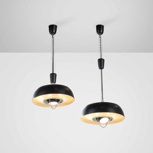 OSCAR TORLASCO - Due lampadari a contrappeso