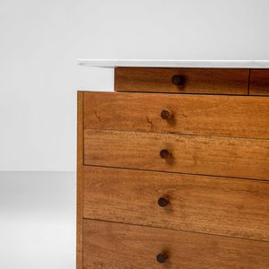 ETTORE SOTTSASS : Mobile mod. CS 108 Galassia  - Asta Fine design - Associazione Nazionale - Case d'Asta italiane