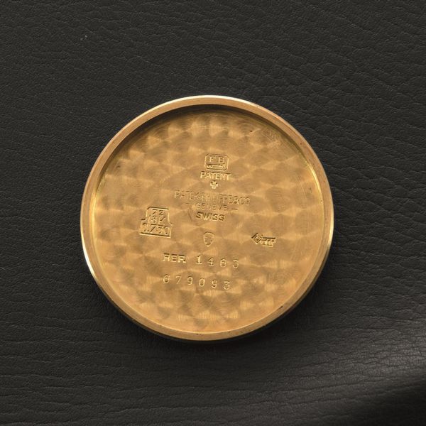 PATEK PHILIPPE - Rarissimo Tasti Tondi ref 1463 in oro giallo 18k con indici Index e numeri Arabi, due contatori quadrante Argent� Gren�.  - Asta Orologio da polso e da tasca  - Associazione Nazionale - Case d'Asta italiane