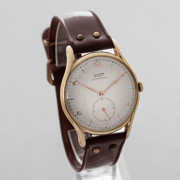 TISSOT - Antimagnetico ref 6719 solo tempo con cassa in acciaio laminata, quadrante Argent� con numeri arabi e indici applicati, piccoli secondi e movimento a carica manuale  - Asta Orologio da polso e da tasca  - Associazione Nazionale - Case d'Asta italiane