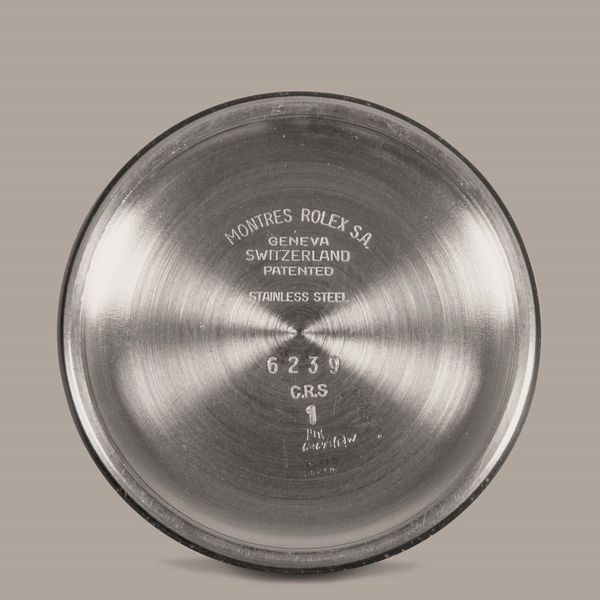 ROLEX - Cosmograph Daytona ref 6239 in acciaio Daytona Piccola in acciaio con ghiera tachimetrica, contatori neri a contrasto su quadrante Argent� e bracciale rivettato, carica manuale  - Asta Orologio da polso e da tasca  - Associazione Nazionale - Case d'Asta italiane