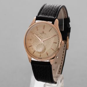 ZENITH - Stellina in oro rosa 18k con quadrante fan�, carica manuale con piccoli secondi  - Asta Orologio da polso e da tasca  - Associazione Nazionale - Case d'Asta italiane