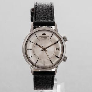 JAEGER LECOULTRE - Memovox in acciaio movimento automatico carica a martello con datario e svegliarino, quadrante Argent�  - Asta Orologio da polso e da tasca  - Associazione Nazionale - Case d'Asta italiane