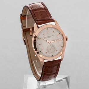 VACHERON & CONSTANTIN - ref 4600 in oro rosa 18k con quadrante Guilloch�, numeri applicati con luminescenza al fosforo, carica manuale con piccoli secondi  - Asta Orologio da polso e da tasca  - Associazione Nazionale - Case d'Asta italiane