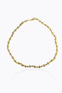 GIROCOLLO - Peso gr 16 7 Lunghezza cm 40 in oro giallo composto da sfere lucide