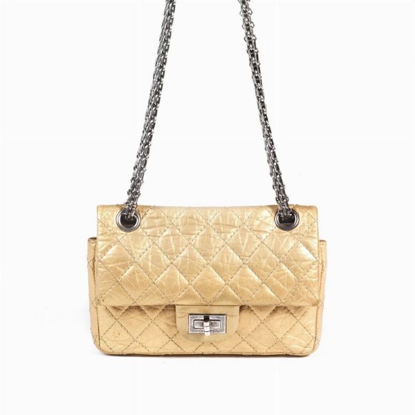CHANEL TRACOLLA 2.55  - Asta Vintage: borse e accessori di Hermes, Louis Vuitton e altre grandi maison - Associazione Nazionale - Case d'Asta italiane