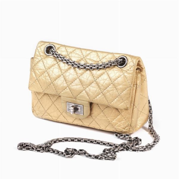 CHANEL TRACOLLA 2.55  - Asta Vintage: borse e accessori di Hermes, Louis Vuitton e altre grandi maison - Associazione Nazionale - Case d'Asta italiane