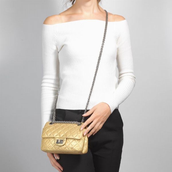 CHANEL TRACOLLA 2.55  - Asta Vintage: borse e accessori di Hermes, Louis Vuitton e altre grandi maison - Associazione Nazionale - Case d'Asta italiane