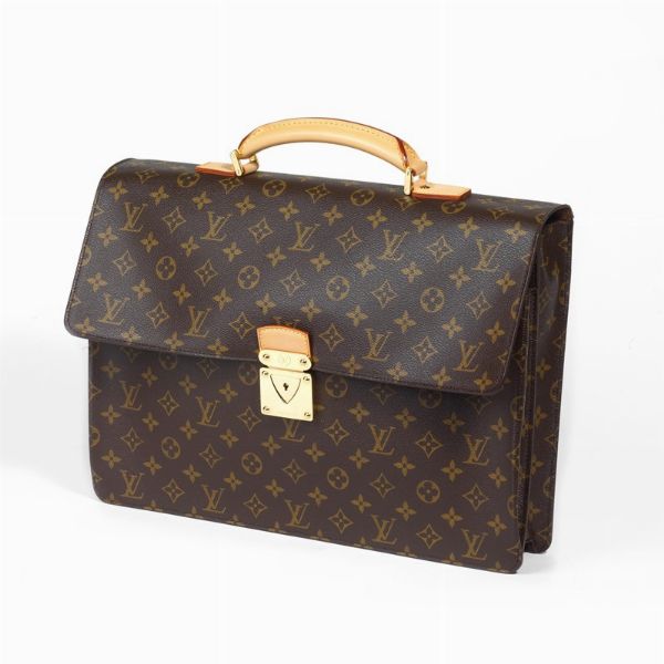 LOUIS VUITTON BORSA DA LAVORO  - Asta Vintage: borse e accessori di Hermes, Louis Vuitton e altre grandi maison - Associazione Nazionale - Case d'Asta italiane
