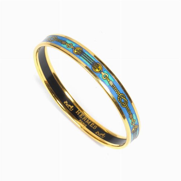 HERMES BRACCIALE SMALTATO  - Asta Vintage: borse e accessori di Hermes, Louis Vuitton e altre grandi maison - Associazione Nazionale - Case d'Asta italiane