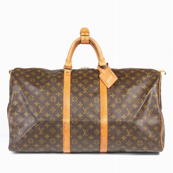 LOUIS VUITTON BORSONE KEEPALL 55  - Asta Vintage: borse e accessori di Hermes, Louis Vuitton e altre grandi maison - Associazione Nazionale - Case d'Asta italiane