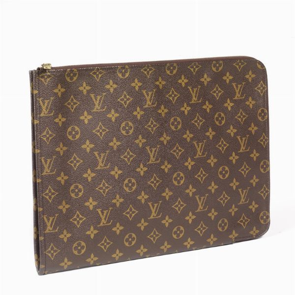 LOUIS VUITTON POCHETTE DOCUMENT  - Asta Vintage: borse e accessori di Hermes, Louis Vuitton e altre grandi maison - Associazione Nazionale - Case d'Asta italiane